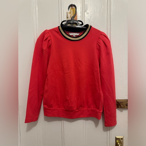 NWOT Trina Turk Women's Puff Sleeve Top - Picture 3 of 5